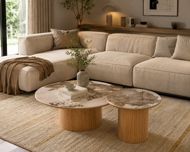 Pando 3 Modern Oak coffee Table
