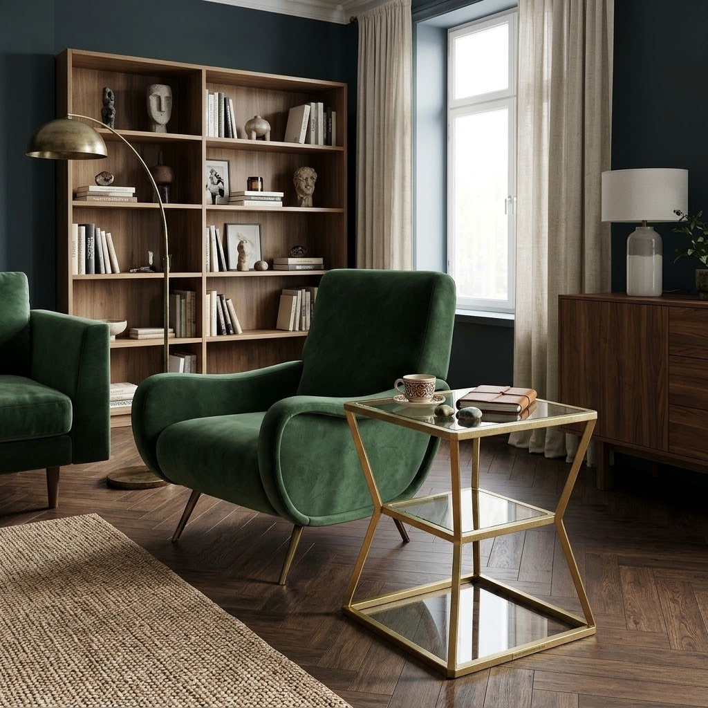 Huston gold side Table