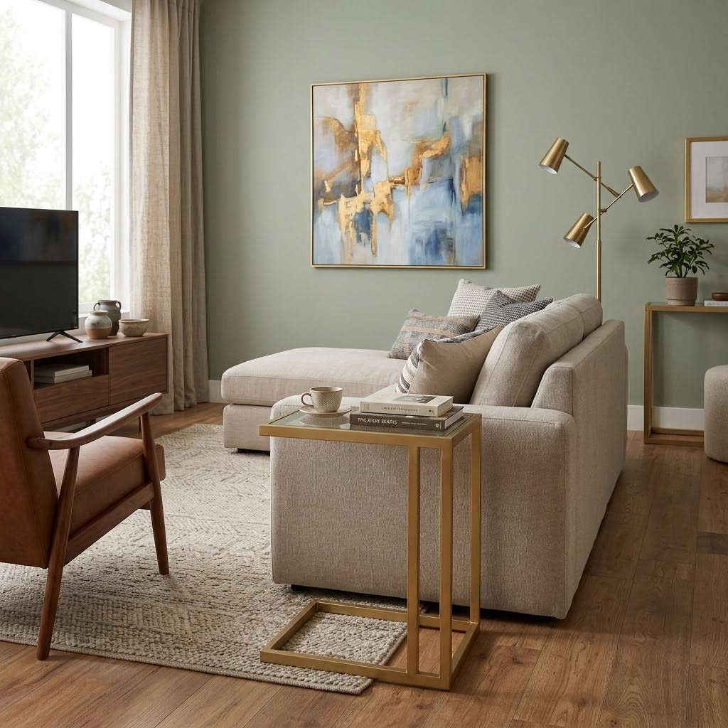 Alison gold side Table