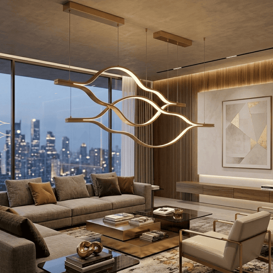 Modern, designer pendant lamp, WAVE