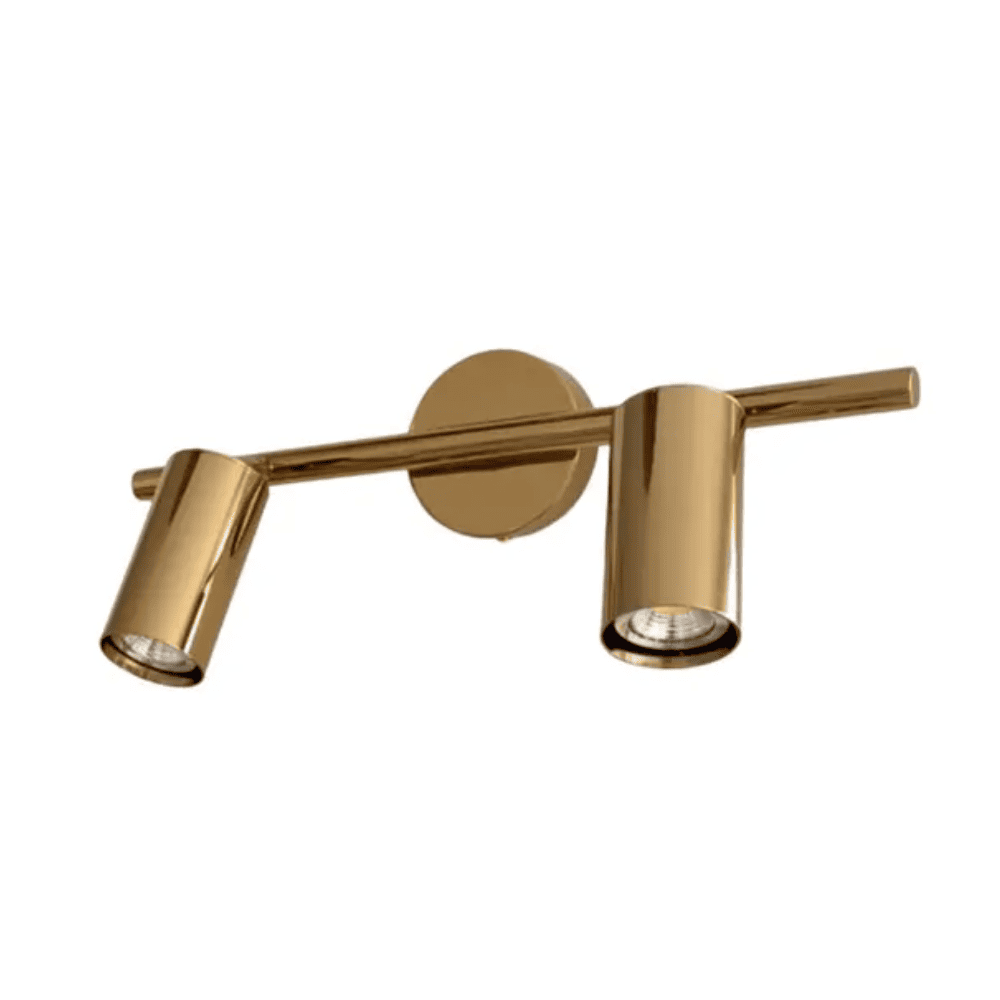 Glamorous, gold, ceiling lamp, designer, exclusive, two light points MODERN 2