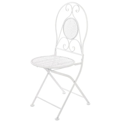 Sidė white metal garden Chair