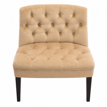 Elegant Upholstered quilted Armchair