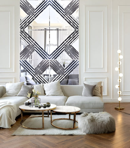 Rombo Silver Mirror