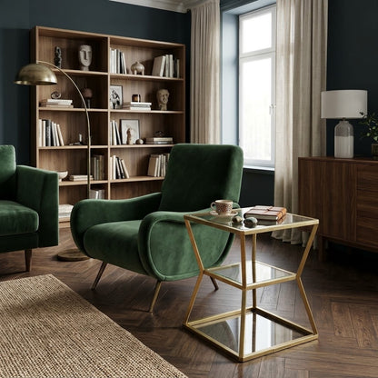 Huston gold side Table