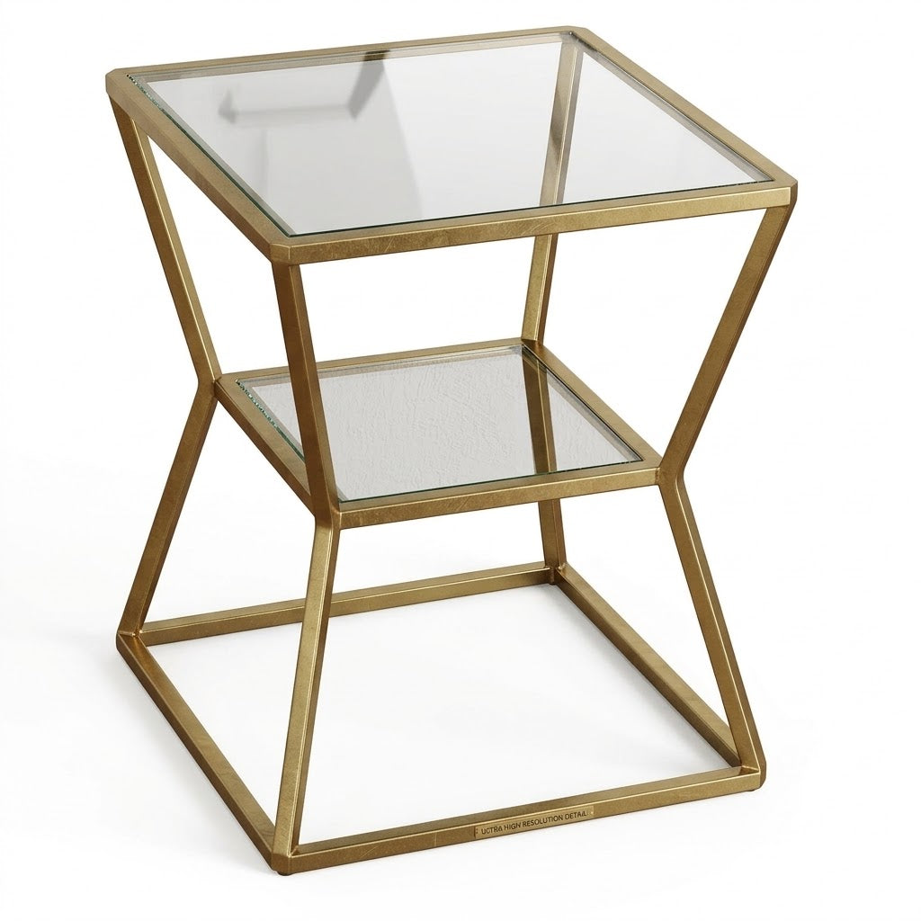 Huston gold side Table